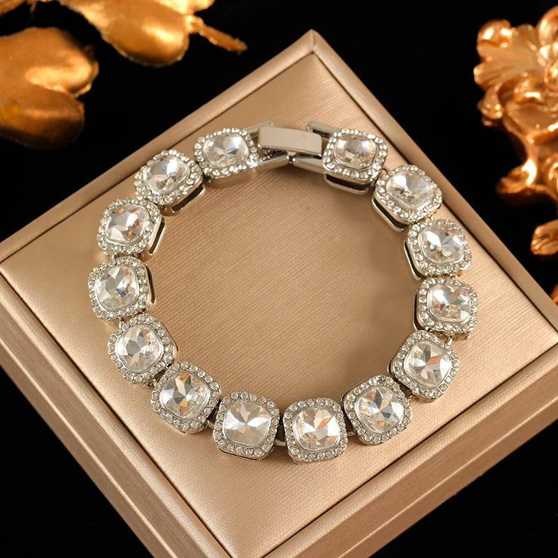 Colar e pulseira Lusso com cristais, foto 6