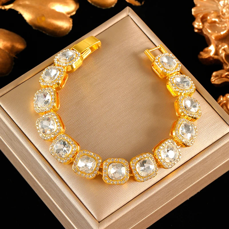 Colar e pulseira Lusso com cristais, foto 11