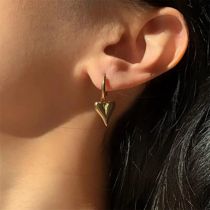 Brincos Cuoricino com pendente de coração, foto 4