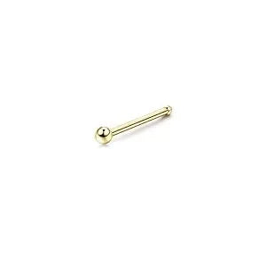 FASACCO 1Pc Surgical Steel Nose Rings for Women Men L Shaped Screw Studs Gold-Plated CZ Nose Rings Hoop Nose Piercing Jewelry